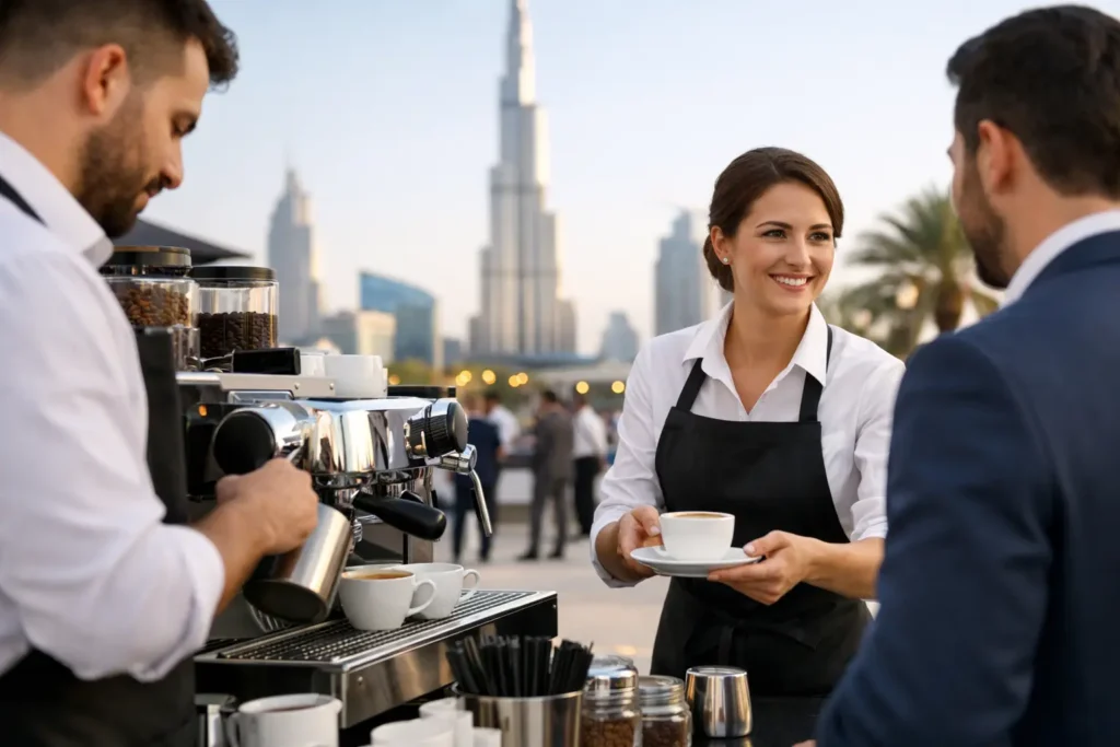How to Book Event Coffee Staff for Your Dubai Event
